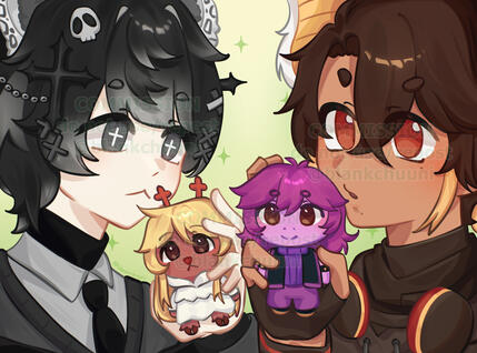 Bust w/ 1 Additional Character